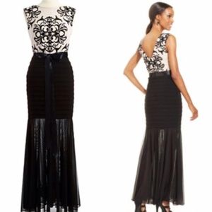 Betsy & Adam mermaid silhouette evening gown